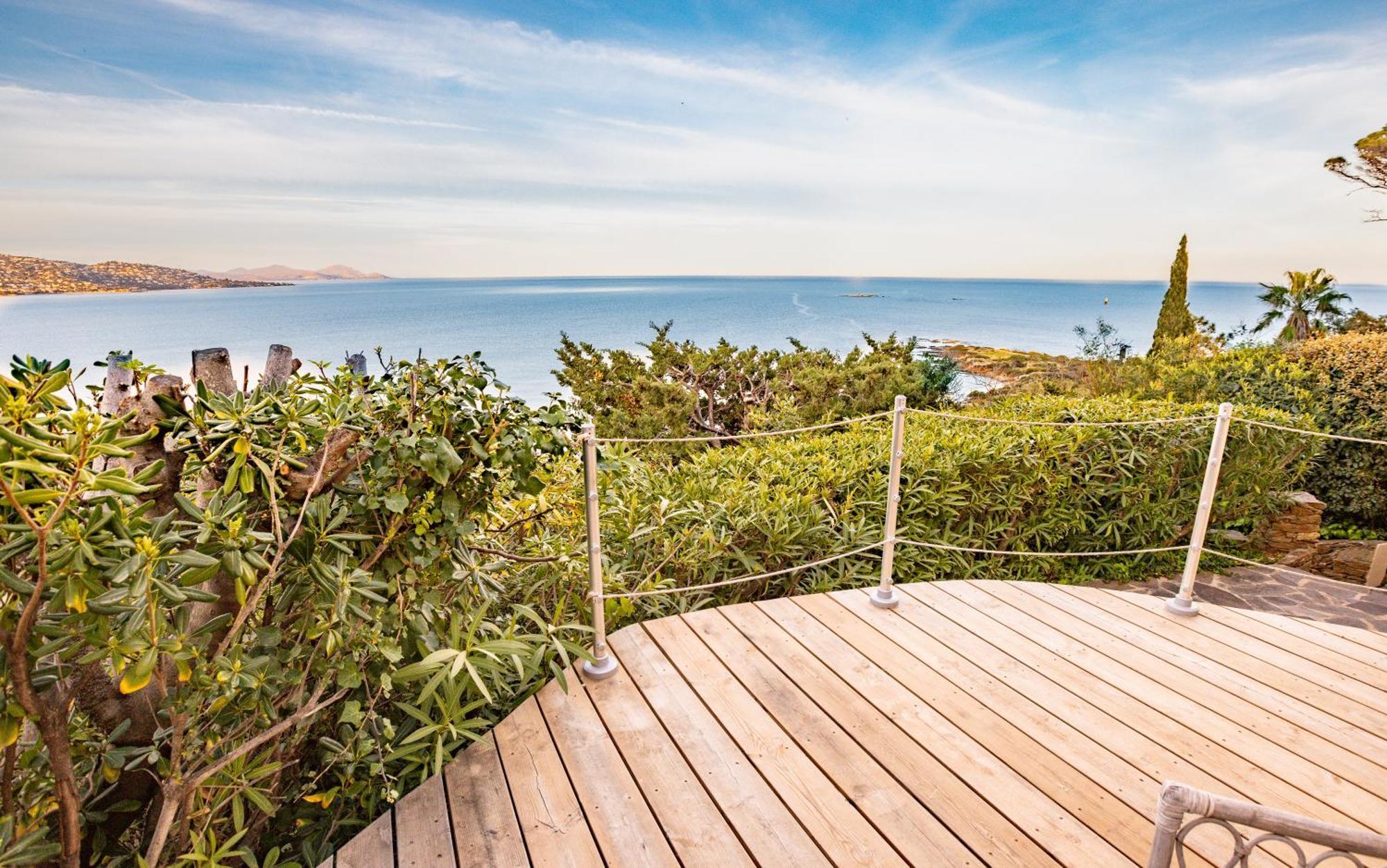 Superbe Villa, Incroyable Vue Mer, Piscine Chauffee, Climatisee Сент-Максім Екстер'єр фото