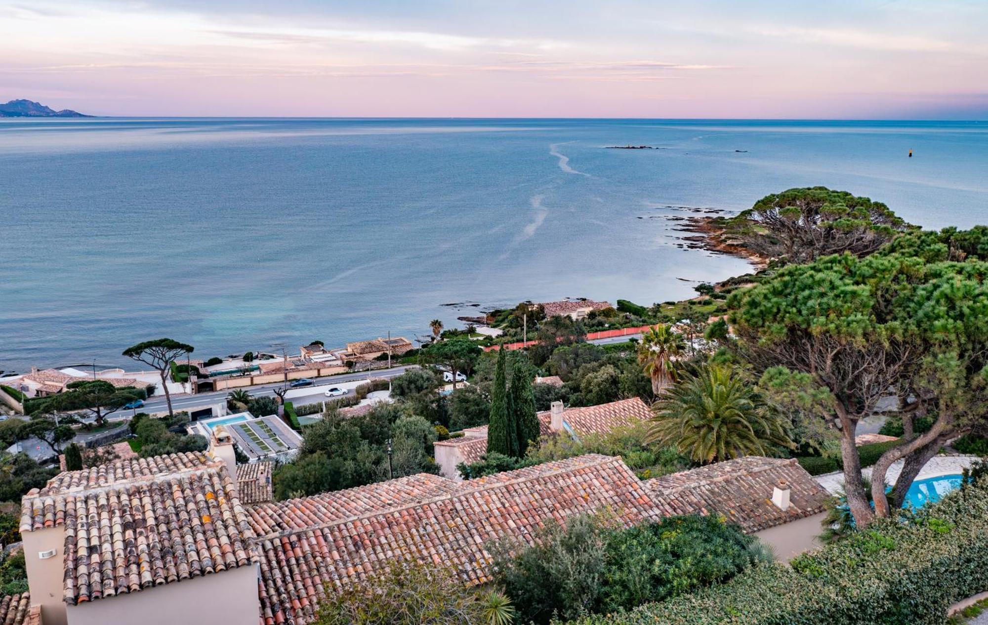 Superbe Villa, Incroyable Vue Mer, Piscine Chauffee, Climatisee Сент-Максім Екстер'єр фото
